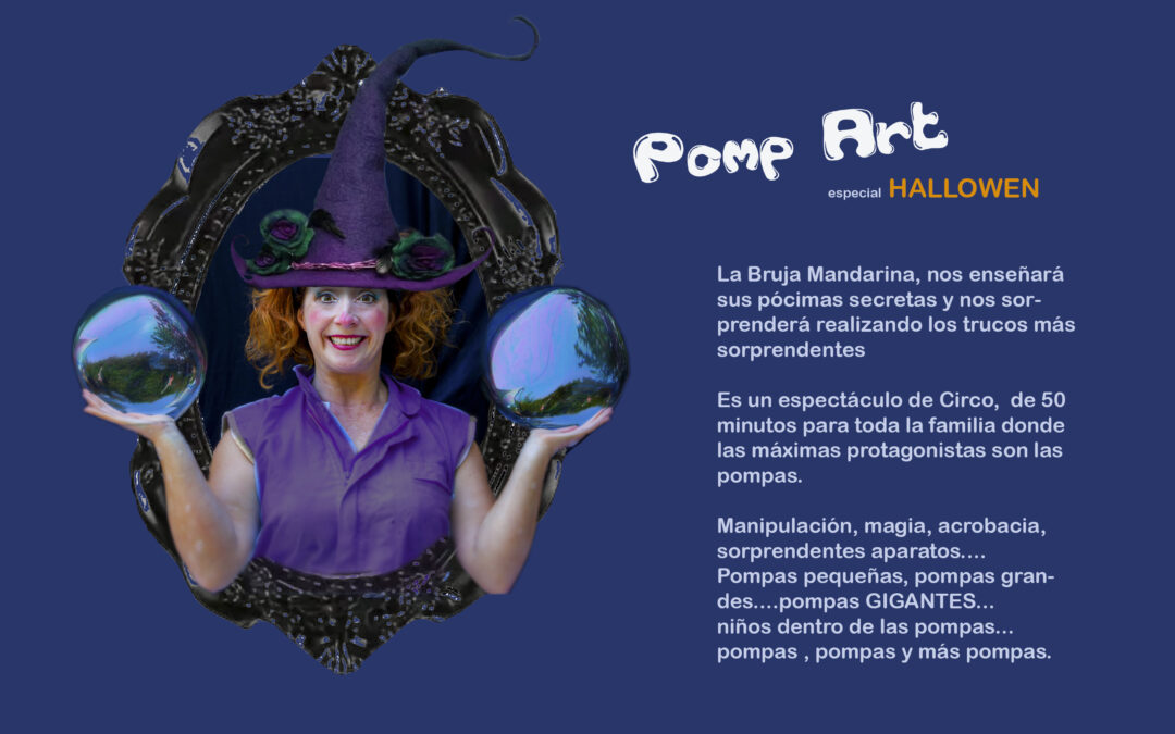 LA BRUJITA DE LAS POMPAS. CC.Marconi. 6 de Noviembre 12:00 hs .GRATIS